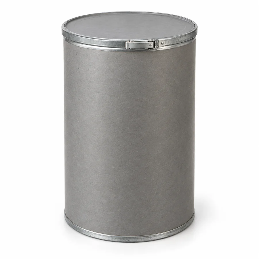 55-Gallon Fiber Drum, representative product photo